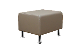 Офісний пуф BNB Solo PLUS. капучіно (Колір 2238). Для очікування, офісу, примірочної, магазину взуття / одягу
