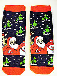 Жіночому новорічні шкарпетки на подарунок махрові під ялинку