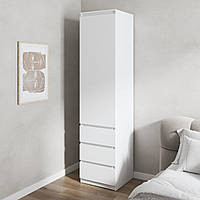 Шкаф для одежды VAYS, пенал с полками и ящиками, без ручек R-35