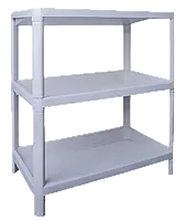 Полиця для взуття 3 яруси (біла роза), 56 x 33 x 70 см, Алеана