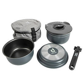 Набір туристичного посуду Bo-Camp Trekking 5 Pieces Anthracite