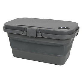 Кошик складний туристичний Bo-Camp Foldable Box With table Top 17L Grey