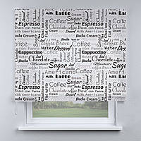 Римська штора з фотодруком Газети та Ретро