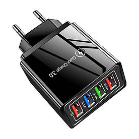 Заряджання 4x USB 18 Вт 3.1 А Quick Charge 3.0 AC Prof HC376B