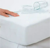 Наматрацник водонепроникний 80х190 з бортами на ліжко, наматрацник 80 190 водонепроникні Махра