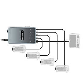 Зарядка Mini 3 Pro хаб 4x акумулятора інтелектуальна 120Вт STARTRC 1111195