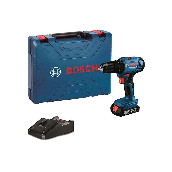 Акумуляторний ударний дриль-шурупокрут Bosch Professional GSB 183-LI з акб GBA 18V 2 Ah і з/п GAL 18V-20 в, фото 1