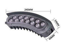 Грунтовий  світлодіодний світильник 12w 24v модульний для дерев Ecolend