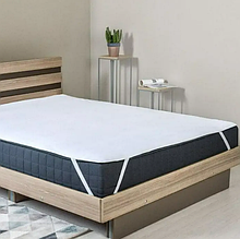 Непромокальний наматрацник 120х200 см водовідштовхувальний на гумці в кутах на ліжко, наматрацник 120*200