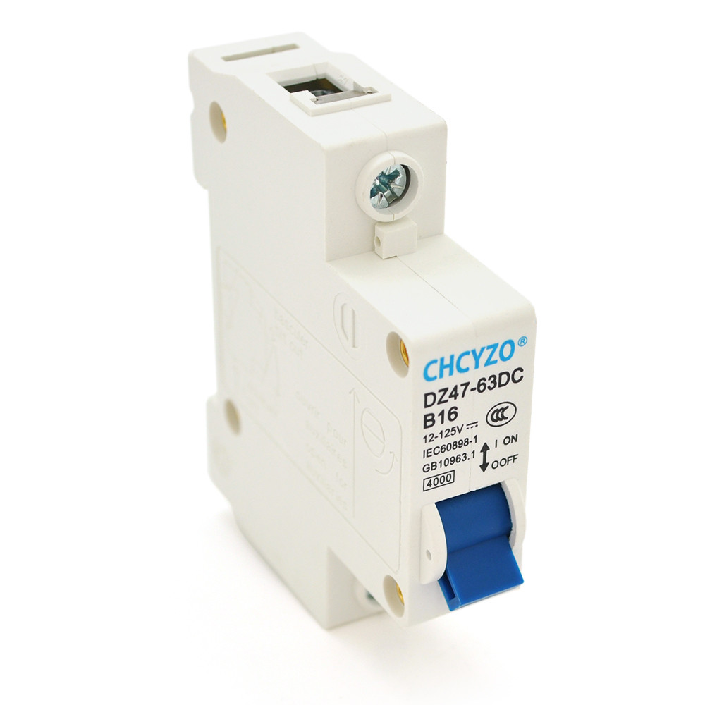 Автоматичний вимикач Voltronic YT-DC16A-1P, B63, 12-125V