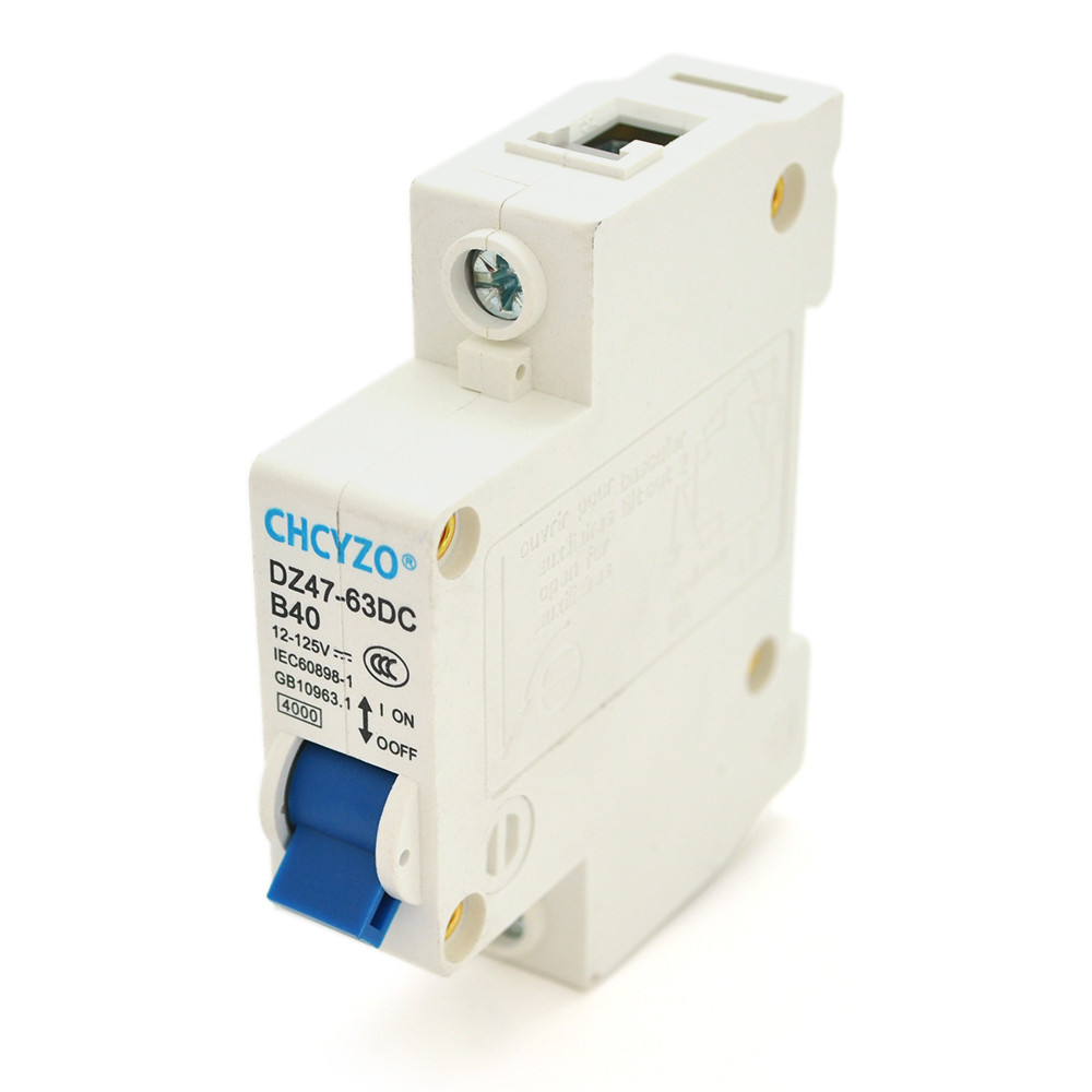 Автоматичний вимикач Voltronic YT-DC40A-1P, B63, 12-125V