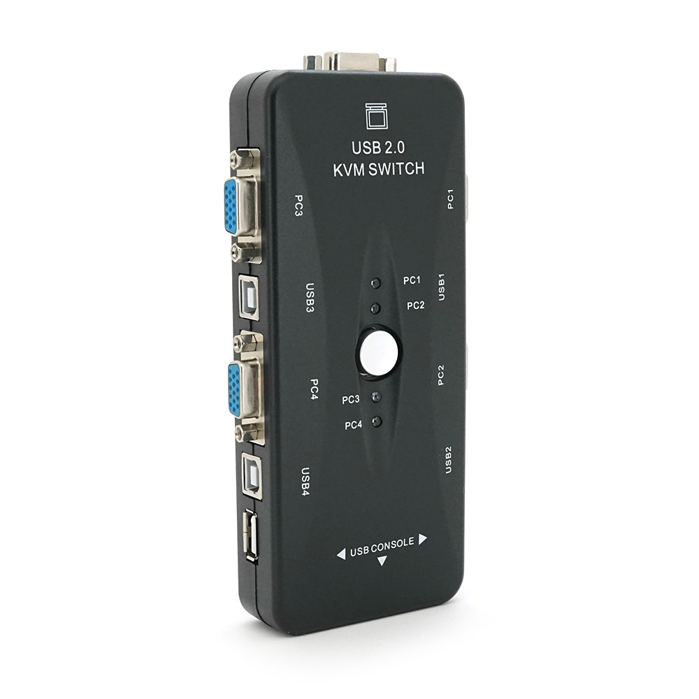 4-портовий KVM-свіч, VGA, USB