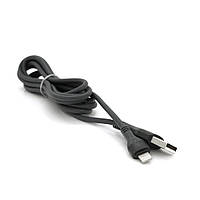 Кабель EMY MY-742, Lighting, 2.4A, Black, довжина 1м, BOX