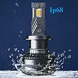 H4 LED CSP 7750 CANBUS лампа 2 шт. ближній-дальний світ головна фара, фото 7