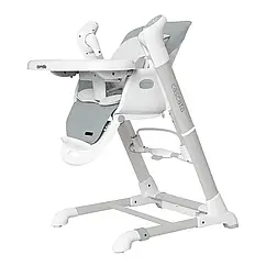 Стілець для годування-гойдалка 3 в 1 CARRELLO Cascata CRL-10303/1 Ash Grey заколисуючий центр