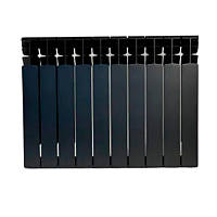 Біметалевий радіатор ASG 300/100 Graphite 10 секцій