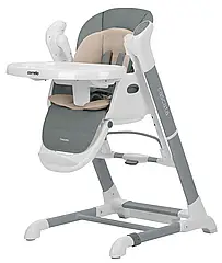 Стілець для годування-гойдалка 3 в 1 CARRELLO Cascata CRL-10303/1 Ash Grey заколисуючий центр