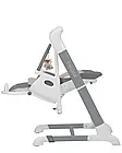 Стілець для годування-гойдалка 3 в 1 CARRELLO Cascata CRL-10303/1 Ash Grey заколисуючий центр, фото 7