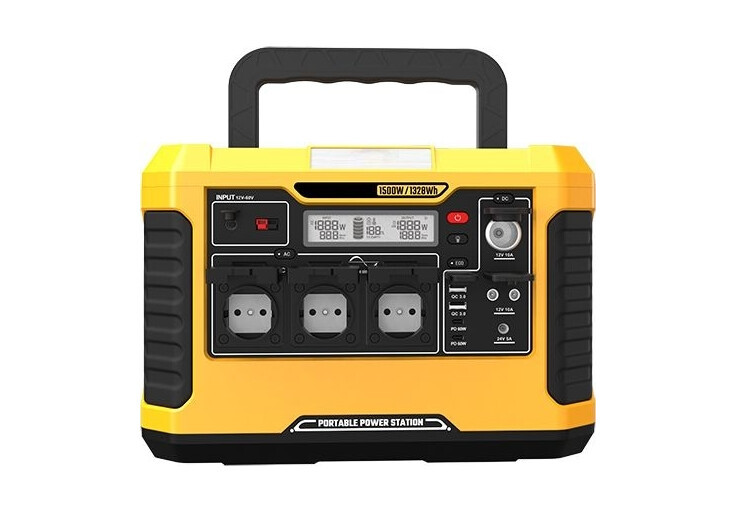 Зовнішній акумулятор PROTESTER PRO-PS1500B пopтaтивнa зapяднa cтaнція 1500W/З000W(Max), 220V, 1З28Wh, 22.2V/59.8Ah (З58 800mAh/З.7