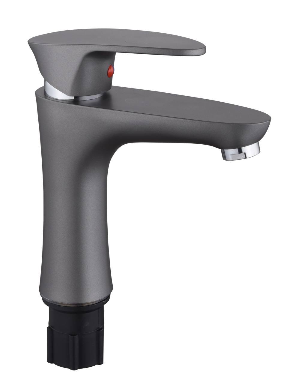 Змішувач для умивальника MONRO JC24-K GREY, без підведення