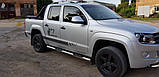 Бічні труби (2 шт., нерж) 70мм для Volkswagen Amarok 2010-2022 рр, фото 11