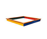 Пісочниця для дітей з натурального дерева кольорова, фото 2