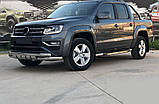 Передній захист F3-08.7 (нерж) для Volkswagen Amarok 2010-2022 рр, фото 5