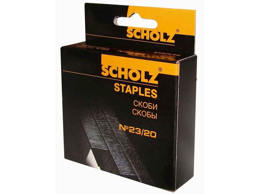 Скоби для степлеру 23/20 1000шт 4765 soz ТМ SCHOLZ BP, фото 1