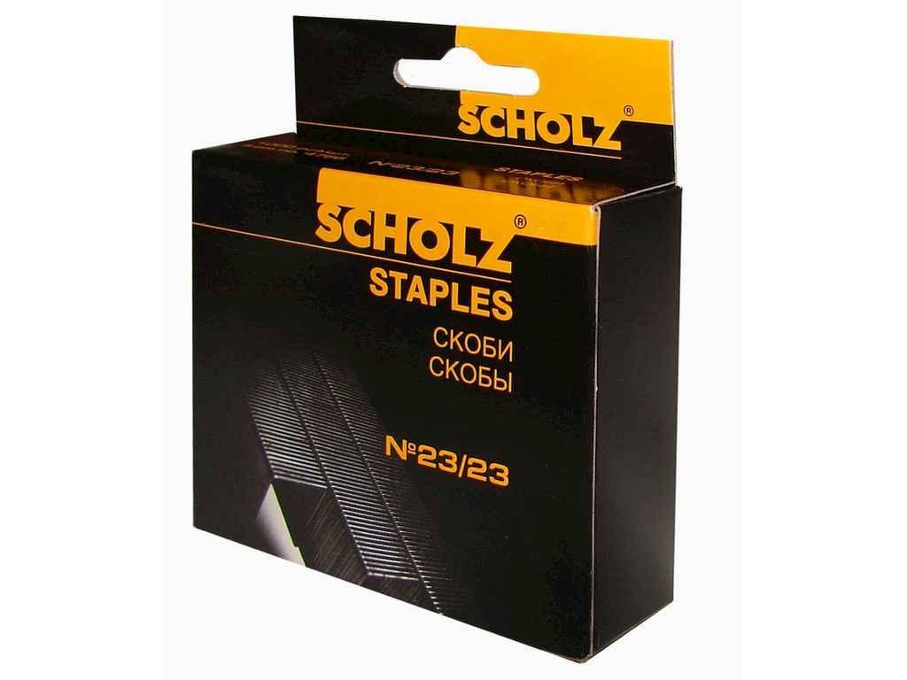 Скоби для степлеру 23/23 1000шт 4766 soz ТМ SCHOLZ BP, фото 1