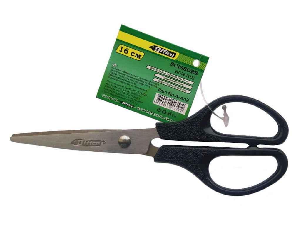 Ножиці 16см універс. 4-442ice ТМ 4OFFICE, фото 1