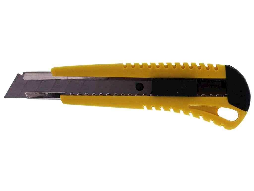 Ніж трафарет. 18мм,автофікс.,метал.напр. 4-349ice ТМ 4OFFICE BP, фото 1