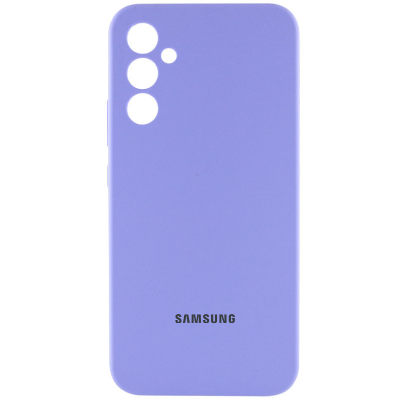 Чохол Silicone Cover Lakshmi Full Camera (AAA) with Logo для Samsung Galaxy A56 5G | Бузковий / Dasheen