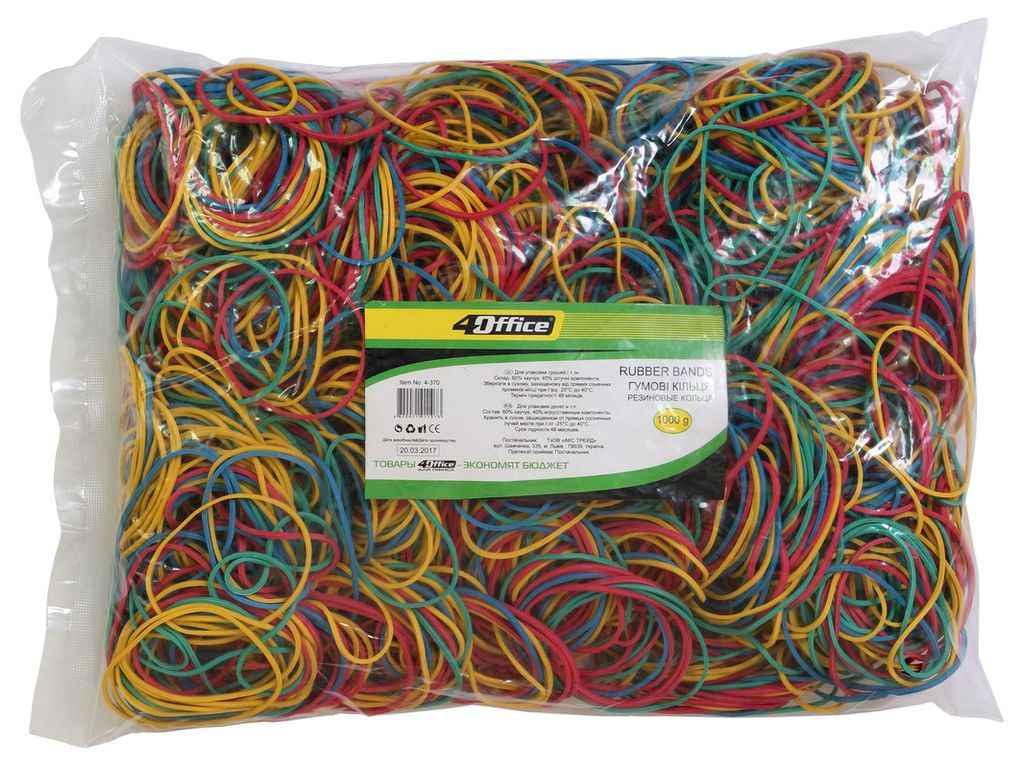 Гумки для грошей 1000г d=55мм 4-370 4office ТМ 4OFFICE BP, фото 1