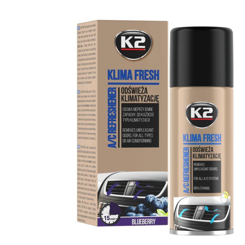 Очищувач для автокондиціонерів K2 Klima Fresh, 150мл чорниця