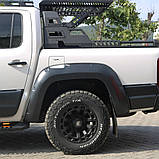 Розширювачі колісних арок EuroCap (ABS, чорні) для Volkswagen Amarok 2010-2022 рр, фото 5