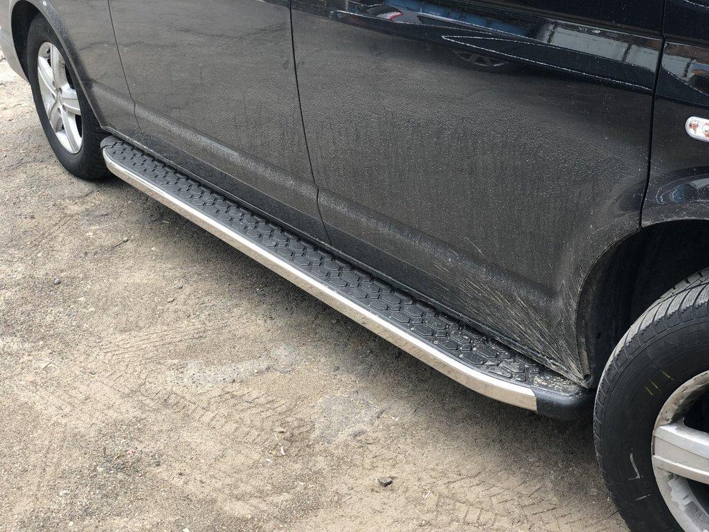 Бокові пороги BlackLine (2 шт., алюміній) Довга база для Volkswagen T6