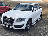 Бокові пороги Tayga V2 (2 шт., алюміній) для Ауди Q5 2008-2017 рр, фото 3