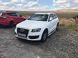 Бокові пороги Tayga V2 (2 шт., алюміній) для Ауди Q5 2008-2017 рр, фото 6