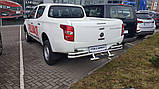 Задній захист AK-Special (нерж) для Fiat Fullback 2016-2024 рр, фото 3