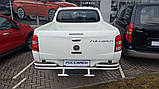 Задній захист AK-Special (нерж) для Fiat Fullback 2016-2024 рр, фото 5