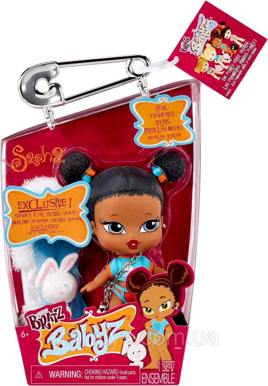 Колекційна Модна Лялька Bratz Babyz Sasha: Справжня Мода та Унікальний Вихованець 505594
