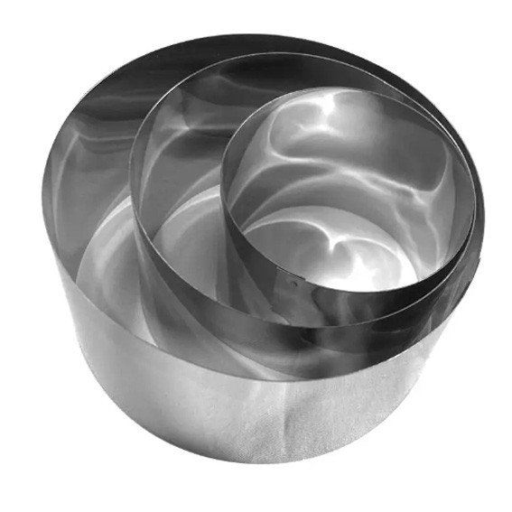 Набір кондитерських кілець 6-18-10 см, висота 5 см, 3 шт, фото 1