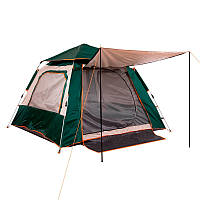 Намет кемпінговий тримісний з тентом, намет 3 місний з навісом,автомат