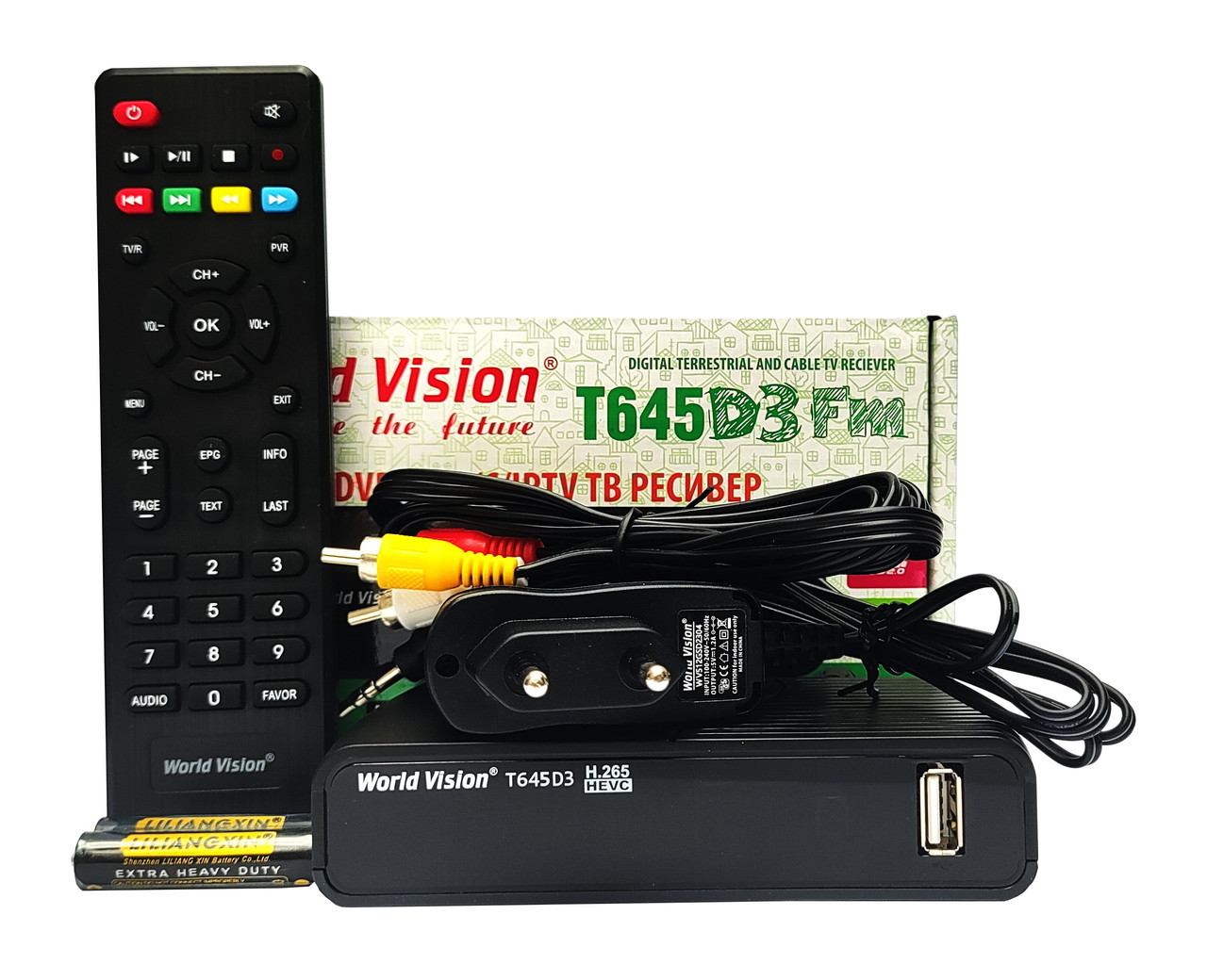 Т2 ресивер World Vision T645D3 FM Гарантія 12 міс + прошивка