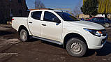 Бокові пороги Premium (2 шт., нерж.) Ø42 для Fiat Fullback 2016-2024 рр, фото 5