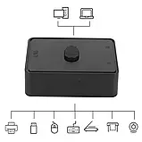 USB 3.0 перемикач, Механічний комутатор, світч на 3 порти, фото 5