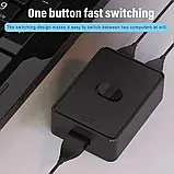USB 3.0 перемикач, Механічний комутатор, світч на 3 порти, фото 8