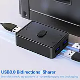USB 3.0 перемикач, Механічний комутатор, світч на 3 порти, фото 11