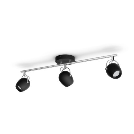 Світлодіодний LED світильник Philips, 3x4.5W, 2700K, IP20, 655мм, чорний, гарантія 2роки, з Європи