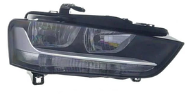 Фара права Audi A4 B8 12-16 (H7/H7) TYC ел., з кор., без ламп, біла вставка